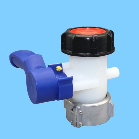 DN40 62 mm Absperrklappe aus Aluminiumlegierung für 1000-Liter-IBC-Tanks, korrosionsbeständig (1/5)