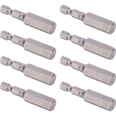 10 embouts magnétiques hexagonaux de 50 mm pour visseuse électrique, lot de 10 pièces