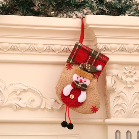 Weihnachtsdekorationen, hängende Weihnachtsstrumpf-Anhänger, Geschenktüten-Anhänger für Weihnachtsstrumpf, Geschenktüten-Anhänger