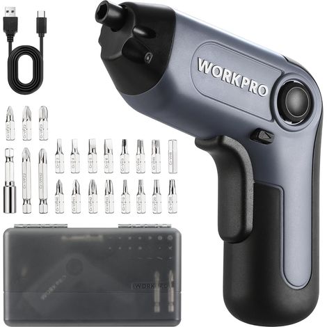 Cordless Screwdriver 3.6 V 6 Nm with 21 Bits (1/5)