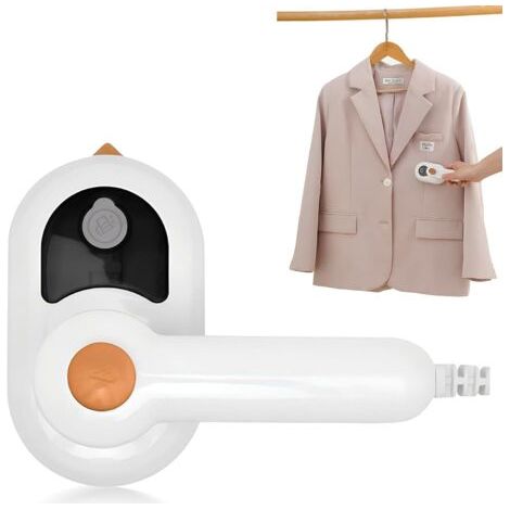 Fer à Repasser de Voyage,Mini Fer à Repasser Pliable,Mini Fer a Repasser Couture,180 °Rotatif, Avec Tasse àMesurer et Coussin Isolant Thermique,pour la Maison et les Voyages,Déplacements (1/5)