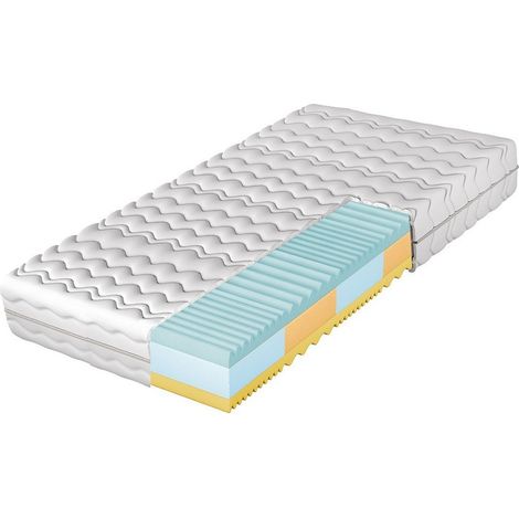 Matelas Machinos , Mousse de polyuréthane, Mousse polyuréthane t25, 7 matelas à 7 zones de dureté, À deux côtés (1/2)