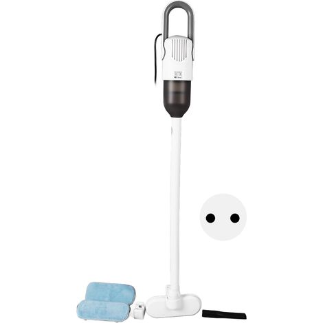 Aspirateur balai filaire sans vapeur, multifonctionnel, léger et maniable, avec réservoir d'eau, blanc, prise européenne 220 V (1/5)