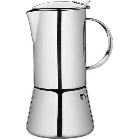 Caffettiera Cilio Aida in acciaio, diametro 9,5x17,5 cm, 4 tazze (1/2)