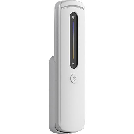 Custom-molded RC08RF two-color touch remote control, white with adjustable dimming and color, compatible with two-color temperature controllers.