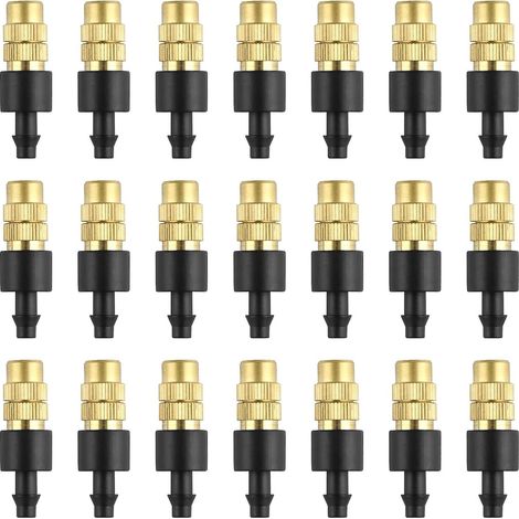 30pcs Brass Spray Nozzle, Watering Nozzle, Adjustable Atomizing Sprinklers, Garden Irrigation Accessories (1/5)