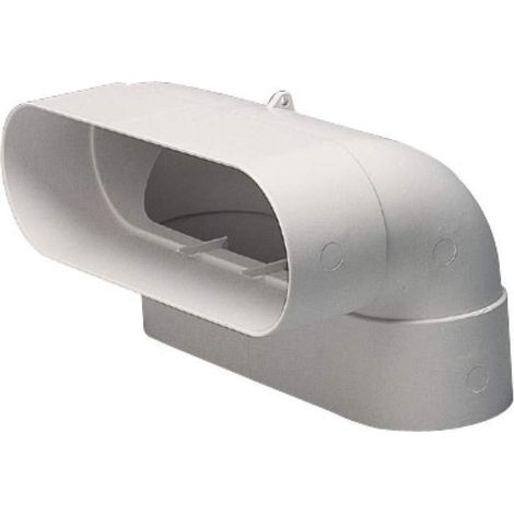 Té horizontal 90° Minigaine pour conduits rigides PVC - 60 x 200mm - Aldes