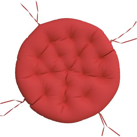 Maison Exclusive - Kissen Rund Rot Ø 100x11 cm Oxford-Gewebe