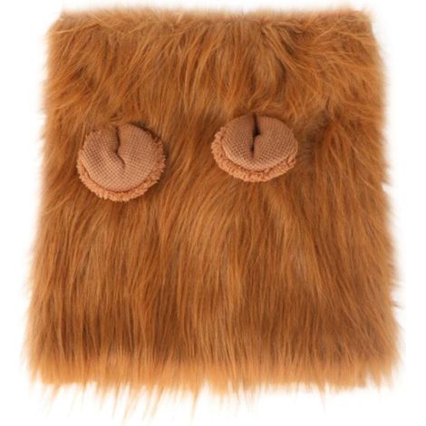 Crinière De Lion Pour Chien - En Peluche Douce Longue - Convient Chiens Moyens À Grands (Tour De Cou 60-80 cm) - Noir - 1 Pièce (1/5)