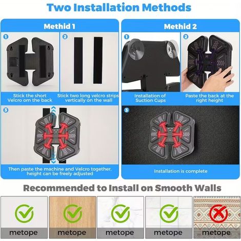 FLITI Bluetooth Connected Musical Boxing Machine with Adjustable LED Punching Bag for Home Training and Stress Relief (1/5)