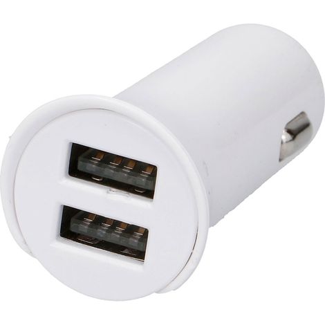 Cargador de automóvil 2,1a, 2usb 12/24v all ride