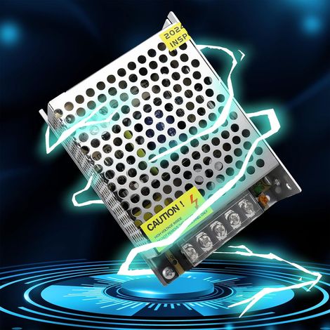 Alimentation 5V 10A 50W, Transformateur 220V 5V, Convertisseur AC 220V vers DC 5 Volts, Transfo pour Bandes, Lampes et Projecteurs (1/5)