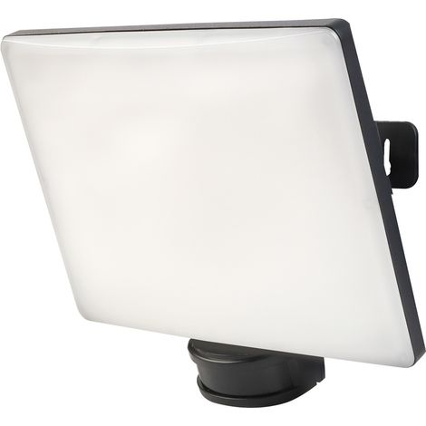Projecteur LED Full Screen noir 80W à détecteur de mouvement, 8290 lumens, protection IP65, lumière 4000K, 100% éco conçu : matières recyclées + source et pièces remplaçables, connecteur rapide, orien (1/5)