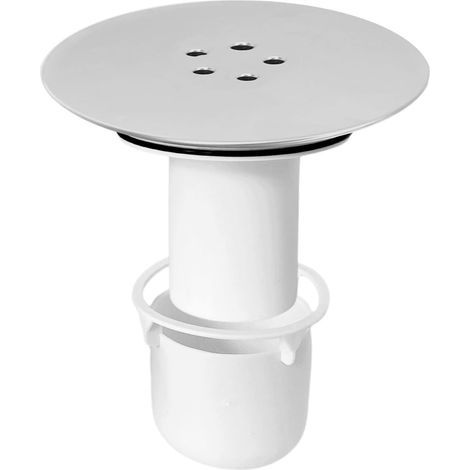 1 pieza de desagüe de ducha, tapón de ducha, tapa de repuesto para sifón de ducha, tapa de desagüe de ducha universal, tapa de entrada de ducha cromada, flujo rápido (1/5)