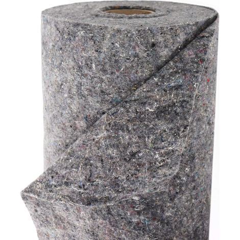 Rolle Vliesunterlage 4 m, wasserdurchlässiger Bodenschutz, grau, 300 g, für Schwimmbadabdeckung (1/5)