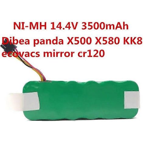 Batterie pour aspirateur Panda X500 X580 et miroir Ecovacs (pile CR120) (1/4)