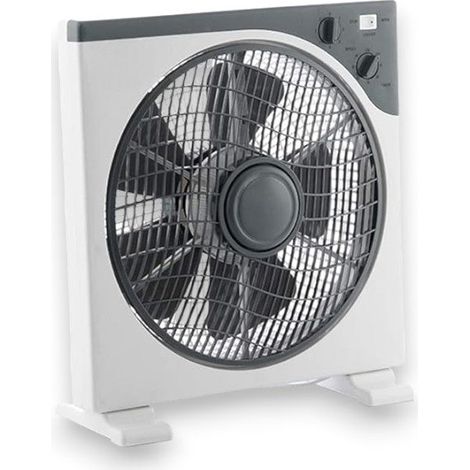 Ventilatore box lame in resina con 3 velocità e timer regolabile per casa diametro 30 cm (1/5)