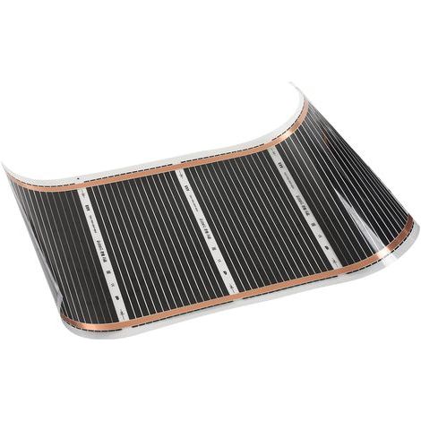 Tapis Chauffant au Sol 220v Tapis Chauffant électrique Adaptatif Facile à Installer Ultra Mince 100cm Longueur Uniforme Chauffage Domestique (50X100cm) (1/5)