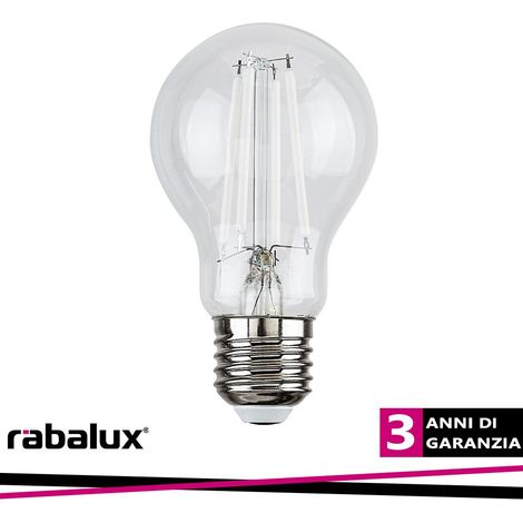 FIL. LED, E27 A60, 7W, 806LM, 3000K                                                                      - Luce CALDA (1/2)