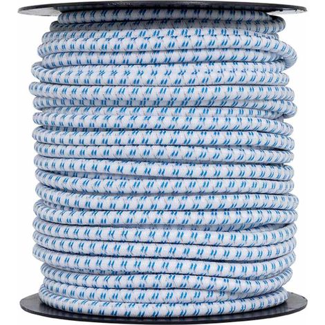 Cordon élastique blanc adapté aux portails de passage 50m