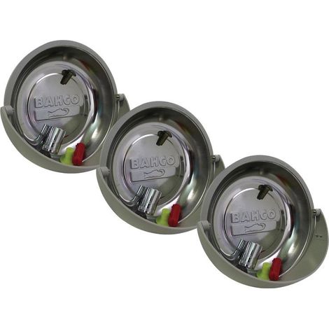 Bahco BMD150 Magnetic Parts Dish Tray with PVC Tray - Pack of 3