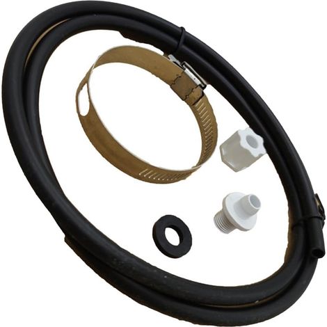 MINKUROW Tubo erogatore di cloro, parti della pompa per piscina, accessori per piscina, collegamento dell'erogatore di cloro durevole e morsetto a sella per (1/5)