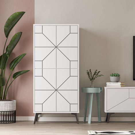 Decortie Dune Multipurpose Cabinet - White