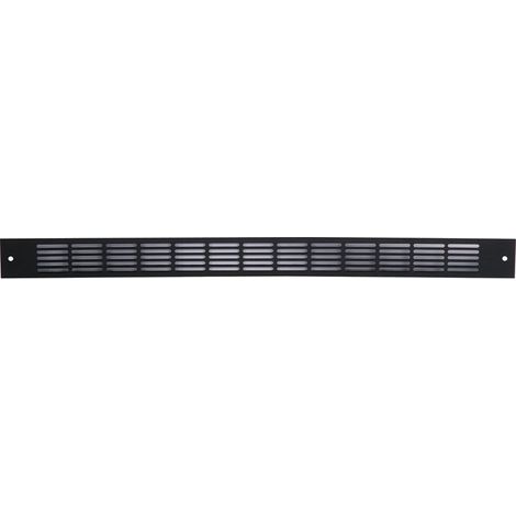 Renson – Grille aération VMC noire 375x30mm – Mortaise 330x21mm – Débit d'air 65 m³/h – Aluminium pour ventilation efficace