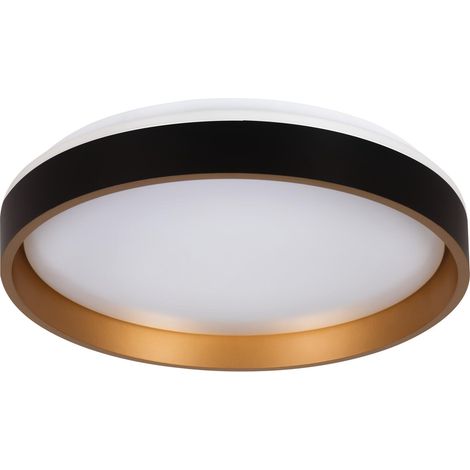 Plafoniera LED 25W CCT dimmer nero/oro Ø38 Kanlux SOLN (1/3)