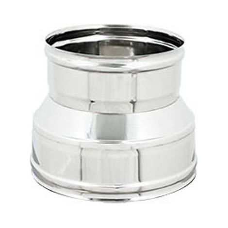 MANCHON RÉDUIT FF POUR CONDUITS DE FUMÉE EN INOX Dimensions : Diam. F 180-F 150