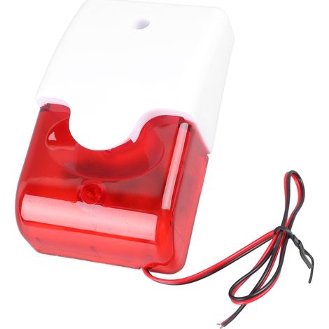 Sirène d'alarme 220V avec Strobe, Avertisseur Sonore et Visuel pour Sécurité Maison (1/5)