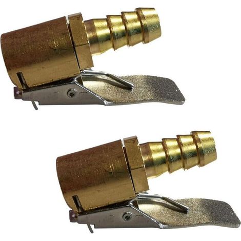 Embouts de gonflage pour pistolet – Lot de 2 – Compatible tuyaux 8 mm – Conception robuste pour applications pneumatiques (1/2)