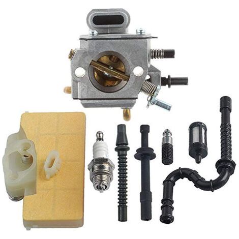 Ensemble de carburateur Stihl MS290 MS310 MS390 029 039 - Avec filtre à air tuyau d'huile pièces détachées (1/5)