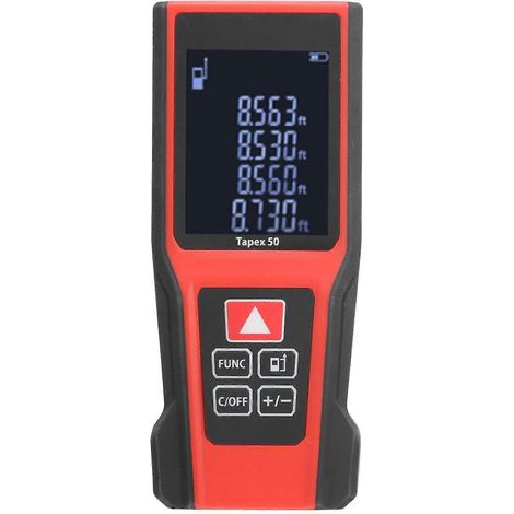 Télémètre laser de 100 mètres, appareil de mesure portatif pour le génie civil