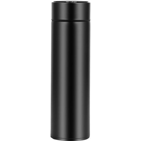 Bouteille Isotherme en Acier Inoxydable 500ML, Tasse pour Eau Chaude avec Indicateur de Température à Ecran LED, Bouteille Intelligente pour Tasse Etanche