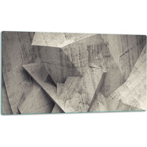 Schneidebrett aus Glas, 52 x 30 cm, grau (1/5)