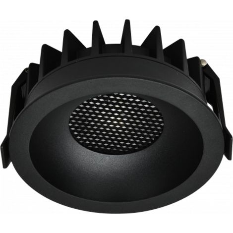 Spot LED Encastrable COB 20W Rond ø135mm CCT Noir - SILUMEN