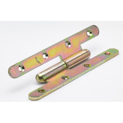 HETTICH Paumelle droite Acier Pour Fenêtre Hettich, L.80x45mm
