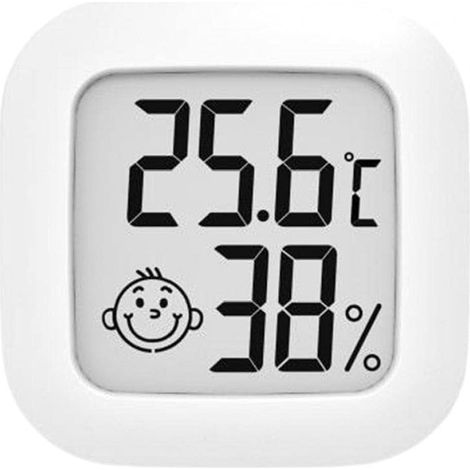 Digitales Hygrometer, Temperatur-Feuchtigkeitsanzeige, Mini-Temperatur-Feuchtigkeitsmesser, Thermometer, Feuchtigkeitsmesser für den Luftkomfort im Homeoffice, Thermo-Hygrometer