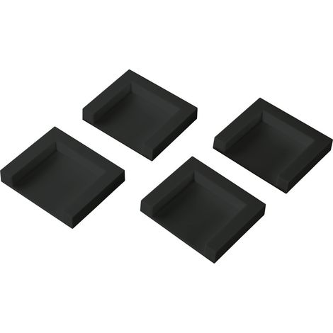 PLAQUES DE FIXATION DE SÃCHE-LINGE à COLLER, ANTIDéR., KIT 4 PCS, NR XAVAX