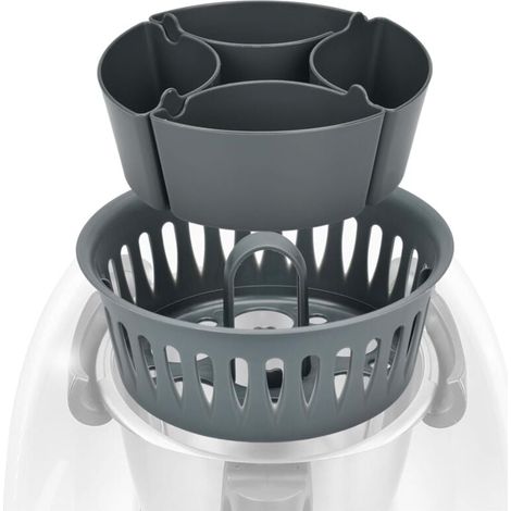 2 en 1 Cuiseur à œufs, Cuiseur Oeuf compatible avec Thermomix TM5 TM6 TM31,Cuiseur à œufs Thermomix - Jusqu'à 4 œufs pochés et 6 œufs à la coque, muffins (1/5)