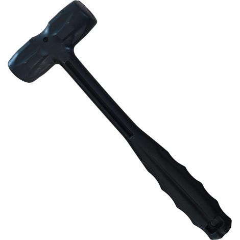 CCYKXA Rubber Mallet Hammer – Smooth Double-Sided Hammer  Comfortable Floor Mallet with Non-Slip Handle, Furniture Assembly Hammer, Small Rubber Mallet for Woodworking, L