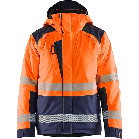 Veste de travail hiver haute visibilité 4455 - Orange/Marine M