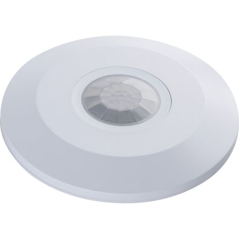 Sensore di movimento PIR  360 360° – Bianco – ZONA FLAT  8m – regolabile (1/5)