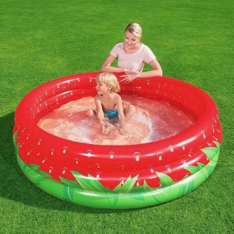 Trade Shop - GONFIABLE ROTONDA KINDER ROUND 3 ANELLEN 168 X 38 CM 51145 - (1/5)