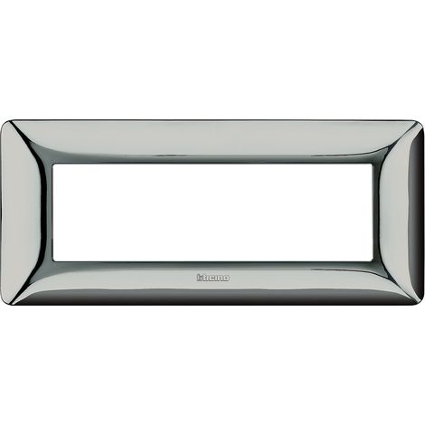 Plaque Bticino Matix 6 modules chrome brillant AM4806GCR