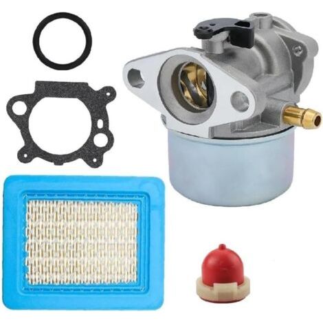 Kit carburateur pour tondeuse à gazon compatible avec modèles 6150N/6150/650, construction en métal et filtration améliorée, comprend 5 pièces - (1/5)