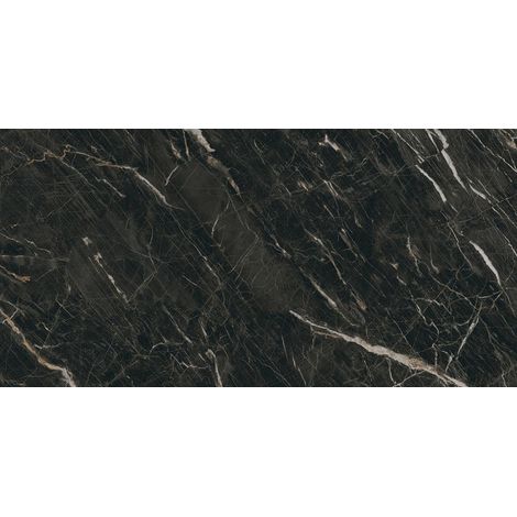 Carrelage sol / mur effet marbre gris anthracite mate 60x120 cm MARBLELOUS Wailea R (1/3)