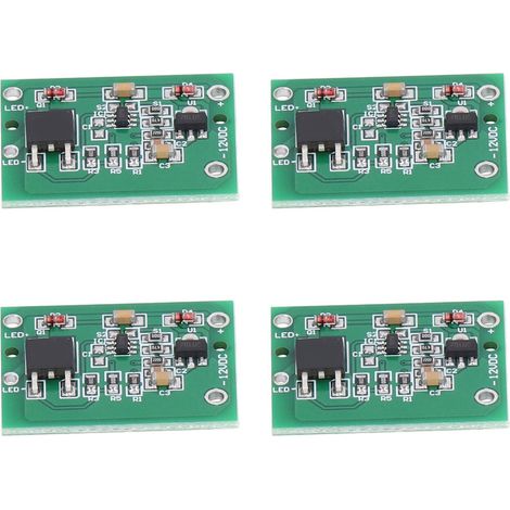 Lot de 10 interrupteurs tactiles capacitifs 12V avec autocollants, module bouton LED jogging verrouillage pour moto voiture (1/5)