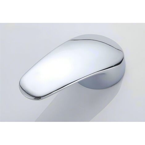 QORVA-Mitigeur de salle de bain en alliage de zinc avec poignée à levier chromée et cartouche de valve de 40 mm (1/5)